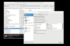 Audacious ; lecteur audio Linux ; interface GTK ; fenetre parametres